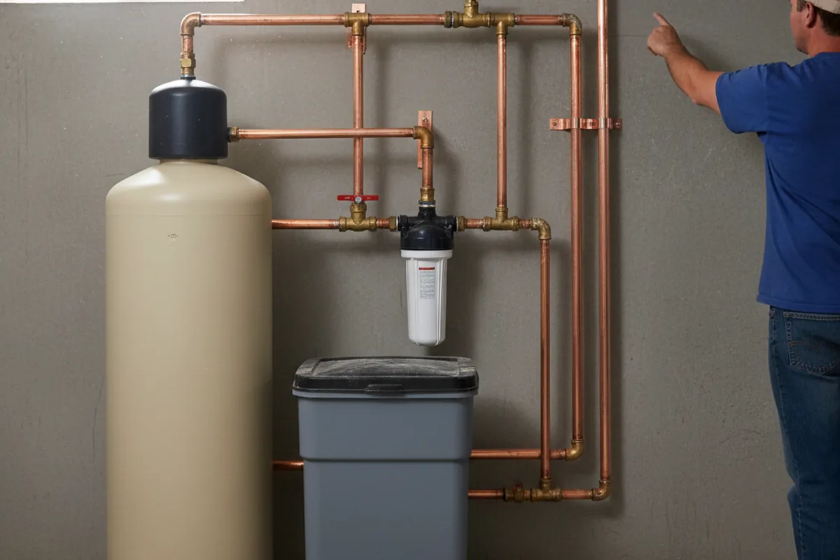 Whole-house water treatment system installed in Castle Hayne
