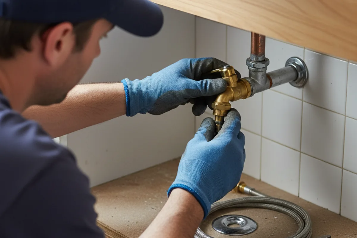 Shutoff valve and fitting work during Faucet and Fixture Repair in Castle Hayne
